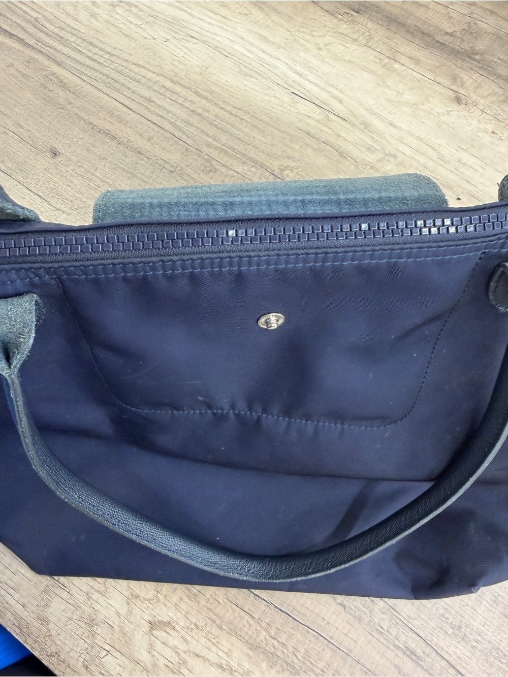 Longchamp Bag Navy Tote large - Picture 10 of 13